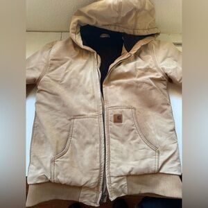 Vintage Carhartt Beige Hooded Jacket
